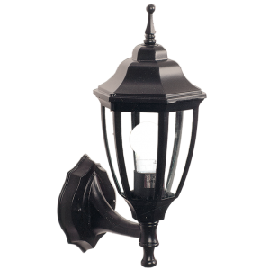 Bright Star L222 BK 6 PANEL BELLY LANTERN UP IP44 1X60W ES
