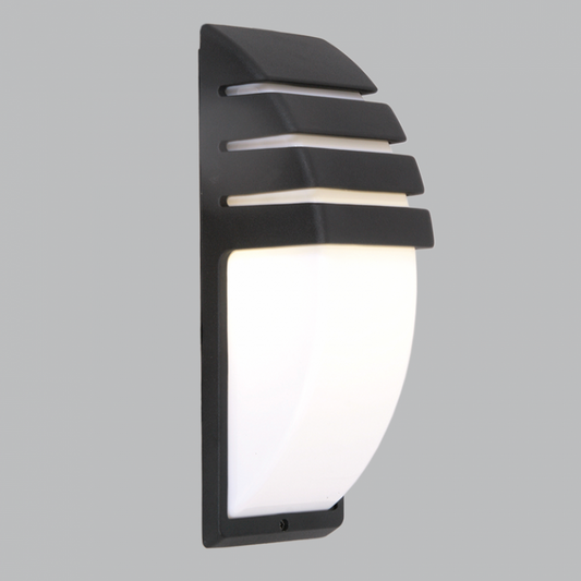 Bright Star L236 BLACK 1X18W ES IP44 DIE CAST ALU PERSPEX COVER
