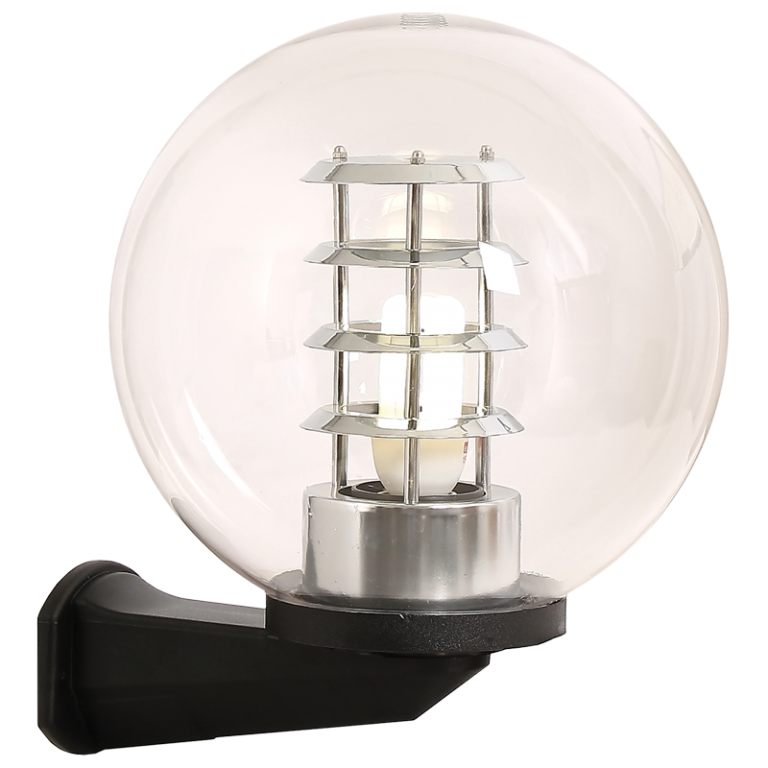 Bright Star L312 CLEAR PVC BASE CLEAR OPAL POLY COVER IP44 1X14W ES