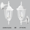 Bright Star Lighting L340 WHITE Convertible Up or Down Facing Lantern