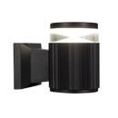 Bright Star Lighting L506 BLACK Up Facing Aluminium Wall Bracket with Acrylic Cover