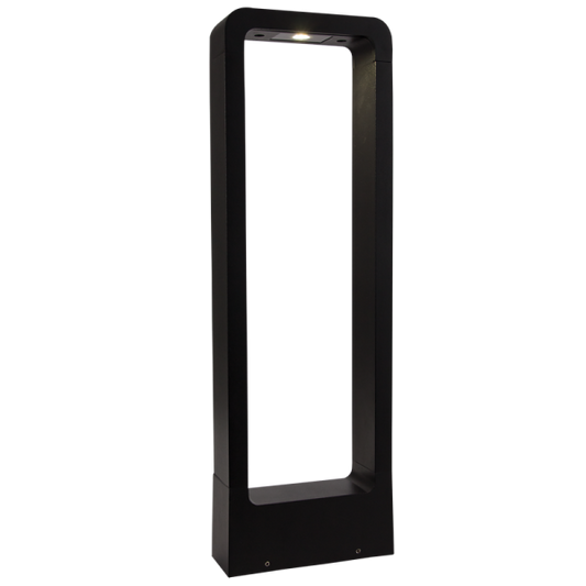 Bright Star L508 BLACK 7WATT LED ALUMINIUM BOLLARD (4000k 350LM)