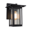 Bright Star Lighting L516 BLACK Down Facing Aluminium Lantern with Opaque Glass