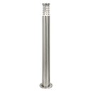 Bright Star Lighting L605 STAINLESS Steel Bollard with Clear Polycarbonate Cover