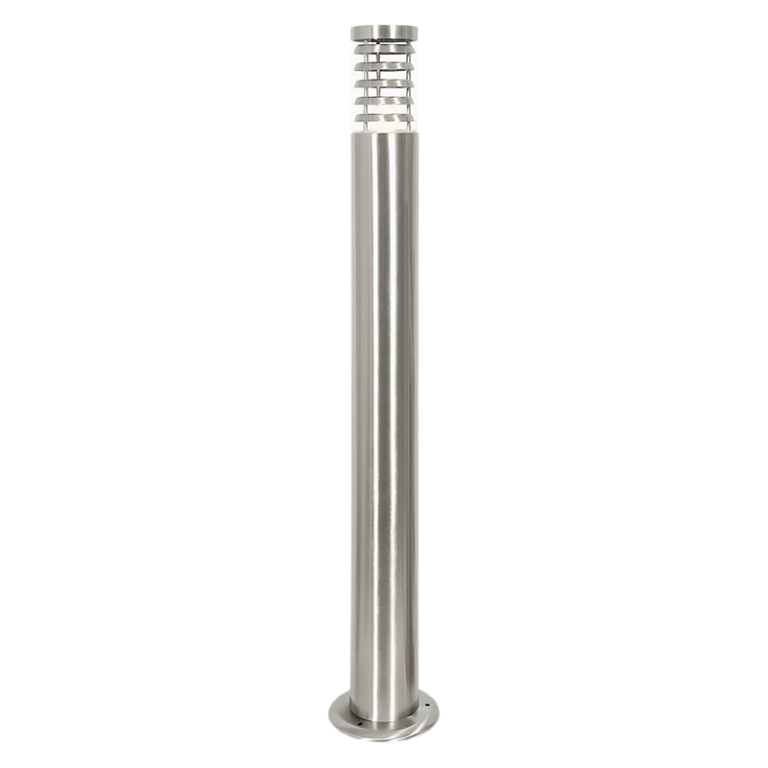 Bright Star Lighting L605 STAINLESS Steel Bollard with Clear Polycarbonate Cover