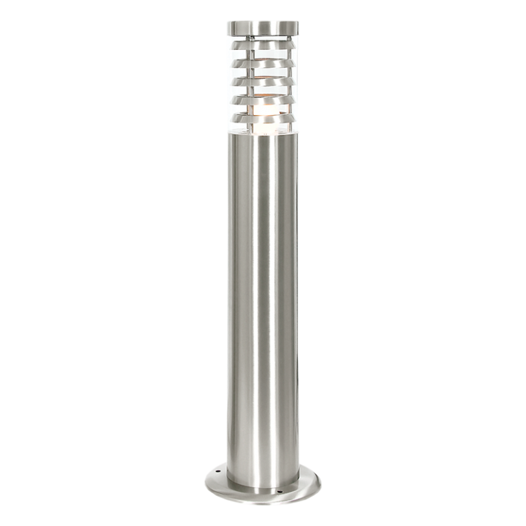 Bright Star Lighting L606 STAINLESS Steel Bollard with Clear Polycarbonate Cover