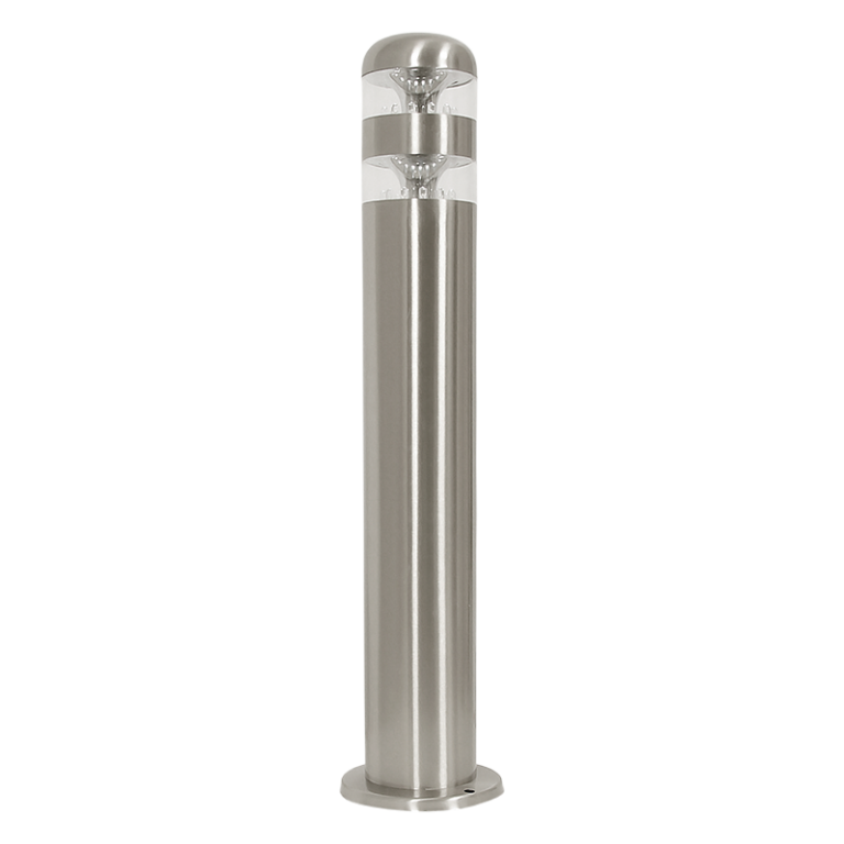 Bright Star Lighting L609 LED STAINLESS Steel Bollard with Clear Polycarbonate Cover
