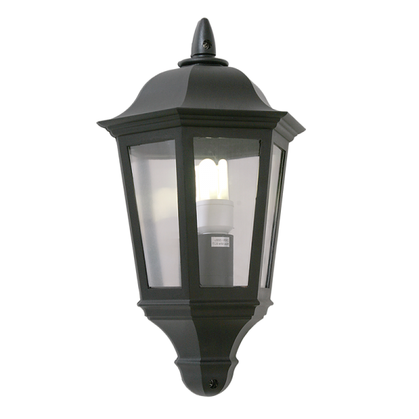 Bright Star Lighting L9009 BLACK Half Lantern