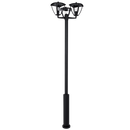 Bright Star Lighting LFL015/3 BLACK Standing Lantern