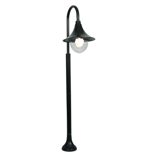 Bright Star LFL017 BLACK ALU WITH CLEAR POLY COVER IP44 1X60W ES 1190MM