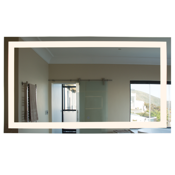 Bright Star ML027 LED RECTANGULAR MIRROR WITH ON/OFF 48W LED 3000K