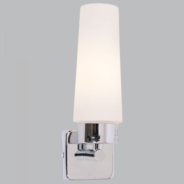 Bright Star ML030 CHR IP44 P/CHR, SEALED WH GLASS, 60W SES