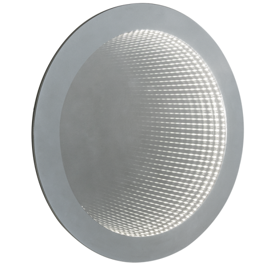 Bright Star ML045 BLACK INFINITY ROUND MIRROR 30W LED 700MM 4000K