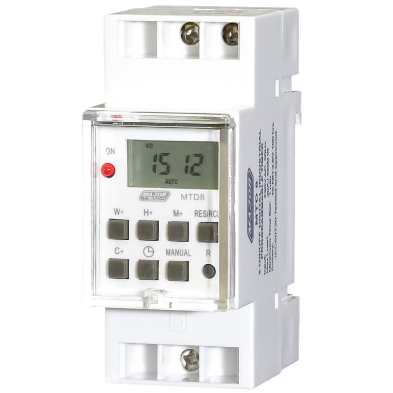 Major Tech Digital Programmable Timer MTD8 – Electric Wholesalers