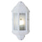 Eurolux O24W Lantern Half Bevelled Glass White