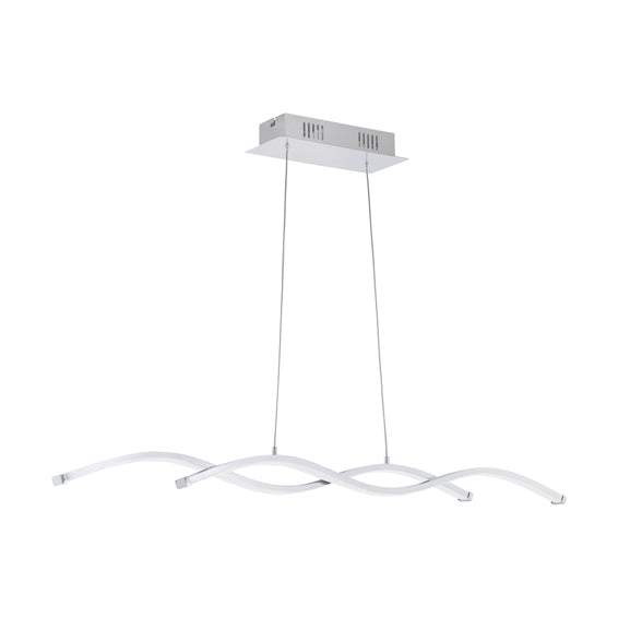 Eurolux P108 Lasana2 Pendant 870mm Chrome/White