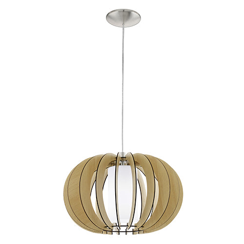 Eurolux P142M Stellato1 Pendant 405mm Maple