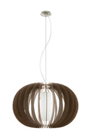 Eurolux P144DW Stellato3 Pendant 700mm Dark Wood