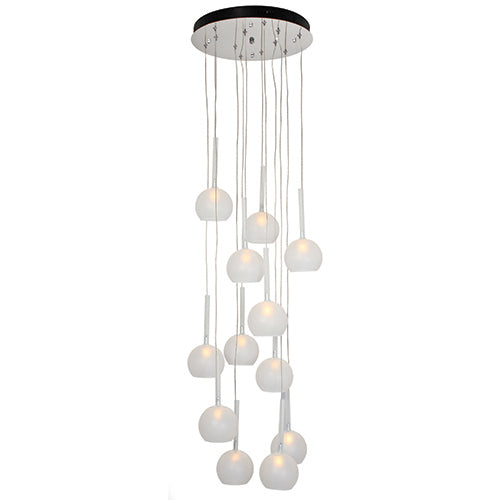 Eurolux P422F Nebula 12LT Pendant 400mm Frosted Glass