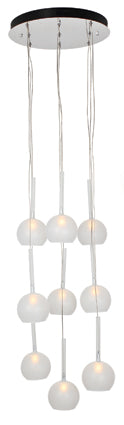 Eurolux P423F Nebula 9LT Pendant 400mm Chrome