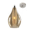 Eurolux P426AM Nebula 1LT Pendant 130mm Amber Glass