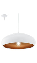 Eurolux P685W Mogano1 Pendant 400mm White/Copper