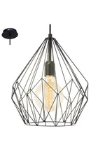 Eurolux P704B Carlton Pendant 300mm Black