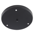 Bright Star Lighting PART029 Matt Black 250mm 3 Light Ceiling Cup