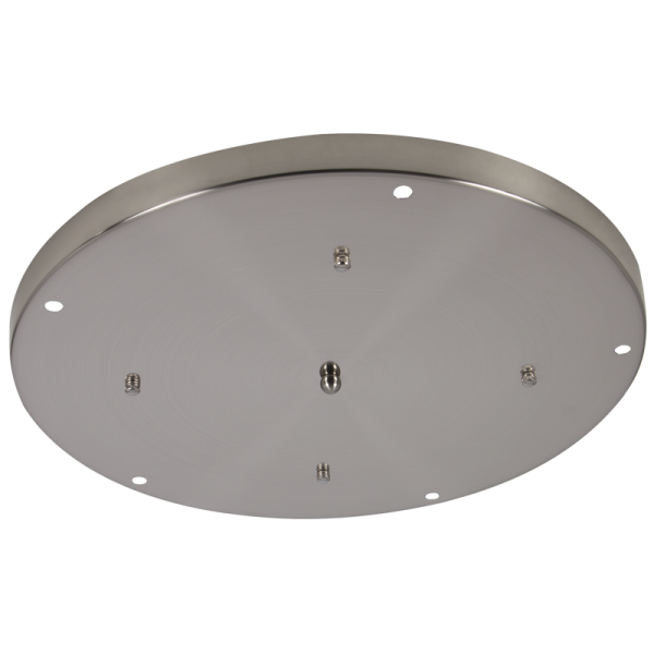 Bright Star Lighting PART034 Satin Chrome 450mm 5 Light Ceiling Cup