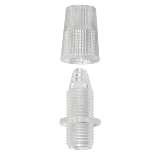 Bright Star PART039 CLEAR FEMALE CORDGRIP WITH THREADED ROD