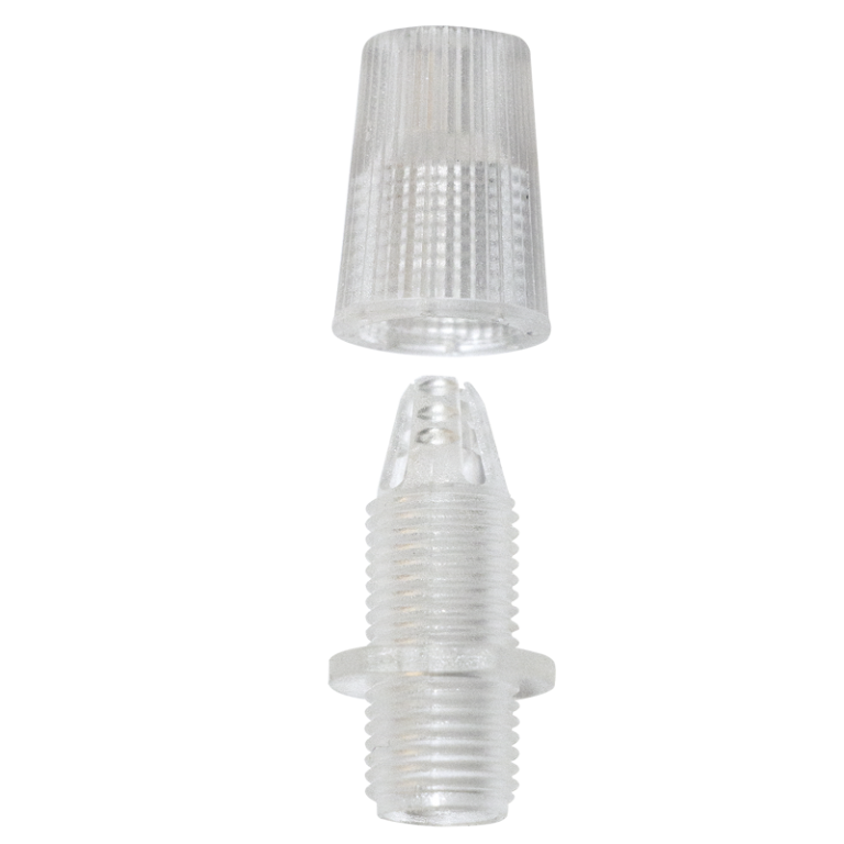 Bright Star Lighting PART039 Clear Female Cordgrip With Threaded Rod