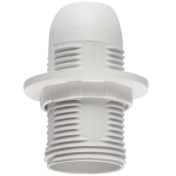 Bright Star Lighting PART101 SES White Plastic Lampholder with Ring