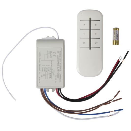 Bright Star PART502 4 WAY REMOTE + RECEIVER 100Wx4