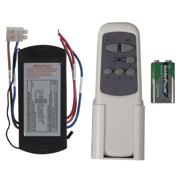 Bright Star Lighting PART503 Ceiling Fan Remote and Receiver for: FCF007, FCF038