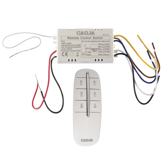 Bright Star PART506 4 WAY 1000W REMOTE + RECEIVER CF097