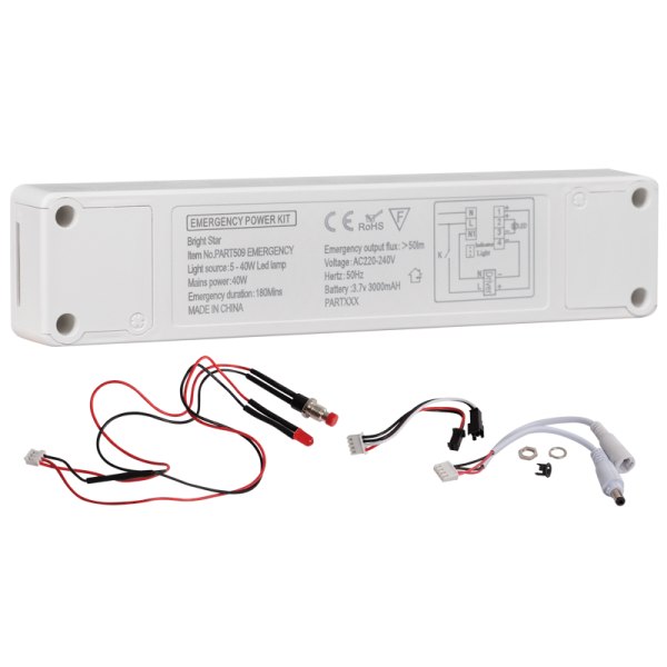 Bright Star PART509 EMERGENCY EMERGENCY KIT 5 - 40Watt (for LED Driver)