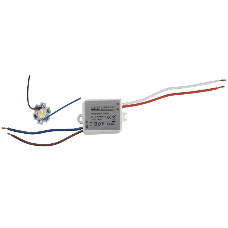 Bright Star Lighting PART651 3W LED COB with 450mm Wire and LED Driver