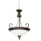 Bright Star Lighting PEN1109/3 OL/GD 3L ALABASTER GLASS RESIN Pendant