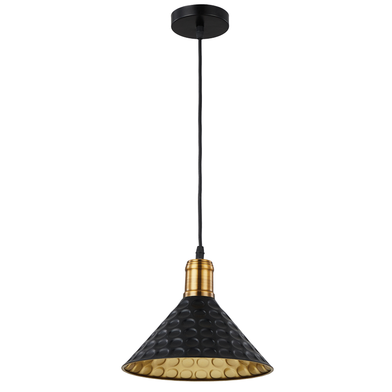 PEN213 Bright Star BLACK IRON PENDANT 1X35W ES