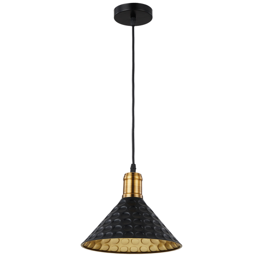 PEN213 Bright Star BLACK IRON PENDANT 1X35W ES