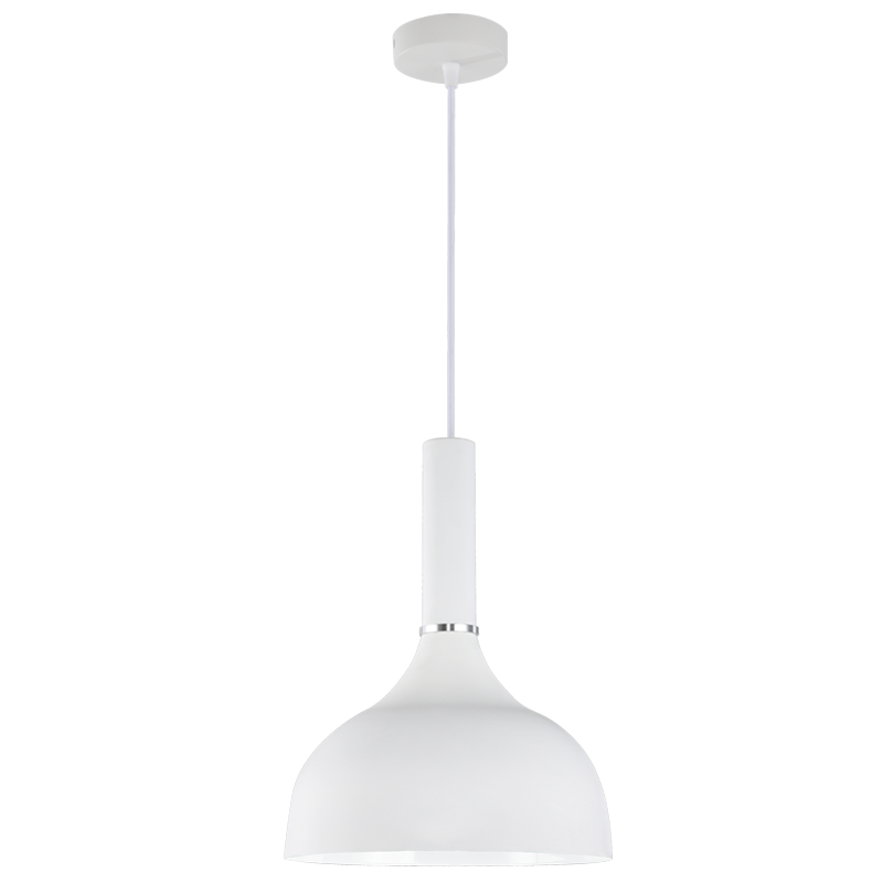 PEN216 Bright Star WHITE METAL PENDANT 1X60W ES