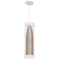 Bright Star Lighting PEN2298/1 SATIN CORD,METAL,CL GLASS 1x40W ES Pendant