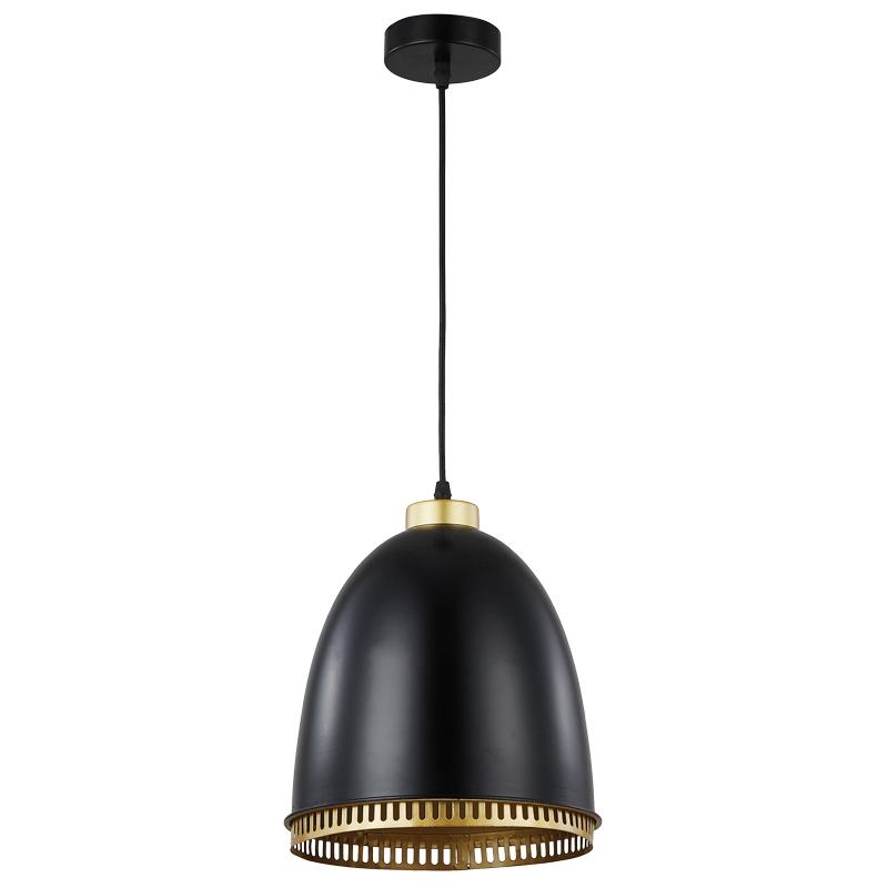 PEN235 Bright Star BLACK IRON PENDANT BLACK 1X35W ES