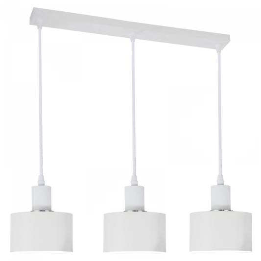 PEN245/3 Bright Star WHITE 3 LIGHT WHITE PENDANT 3X60W ES