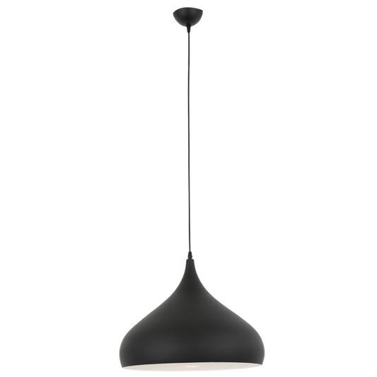 PEN273/1 Bright Star M/BK ALUMINIUM PENDANT 1X60W ES