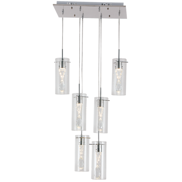 Bright Star Lighting PEN280/6 CRYSTAL Pendant