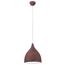 Bright Star Lighting PEN386 WOOD Dark Wooden Grain Pattern Pendant