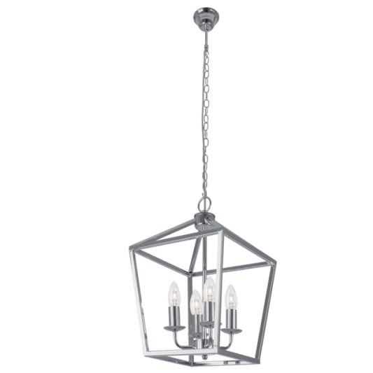 PEN450 Bright Star CHROME POLISHED CHROME PENDANT 4X60W SES 6007226065183 17 0