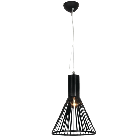PEN498/1 Bright Star BLACK METAL PENDANT 1X60W ES 6007226053807 160