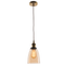 Bright Star Lighting PEN577 ANTIQUE E27 AMBER GLASS BROWN CABLE Pendant